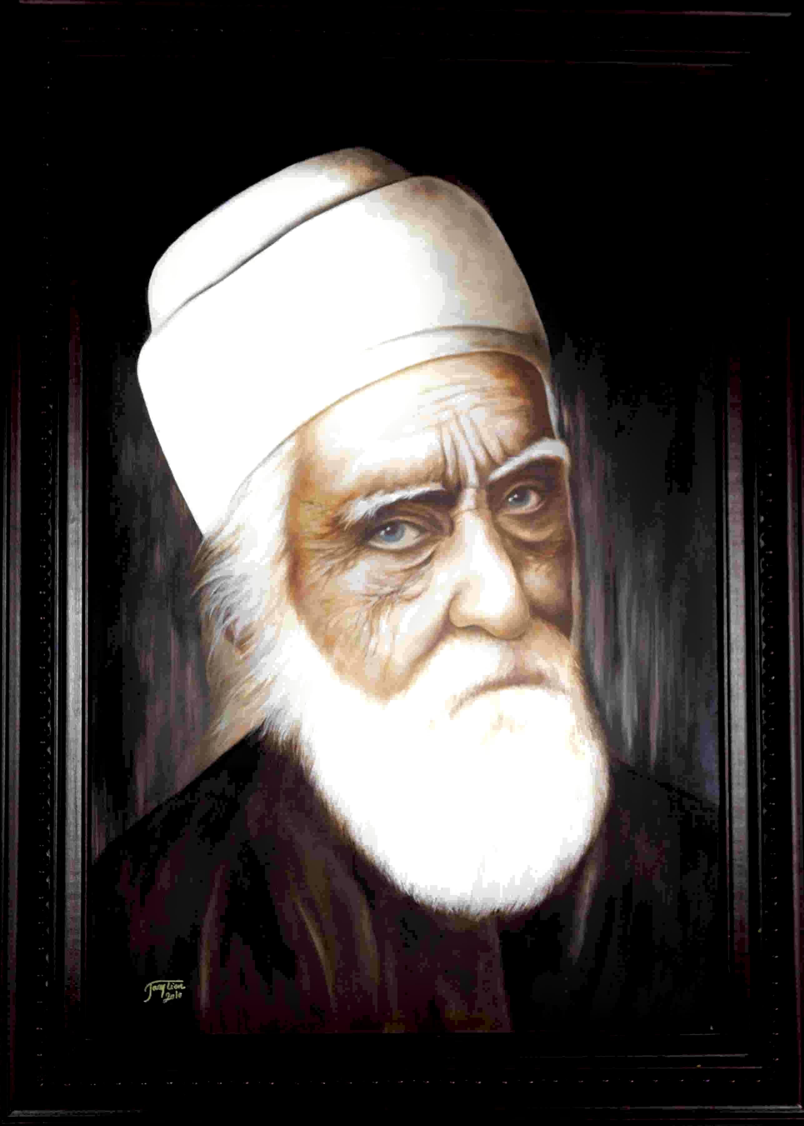 Abdul Baha Oil On Canvas